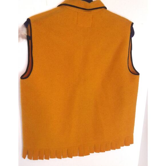 Vintage Tanbark Western Wear Cowgirl Rockabilly Wool Vest READ - Picture 3 of 8